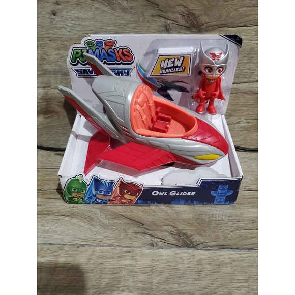 PJ Masks Save the Sky - Owl Glider Action Figure Set Toy Red New in Box - Picture 1 of 2